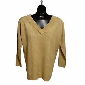 Ingni Women’s Beige Knit Sweater / Size Medium